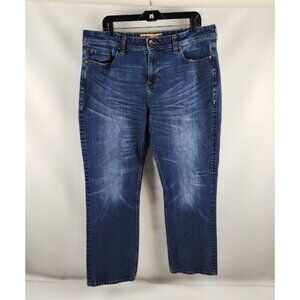 Seven7 Jeans Mens 38x29 Premium Denim Straight Fit Dark Blue